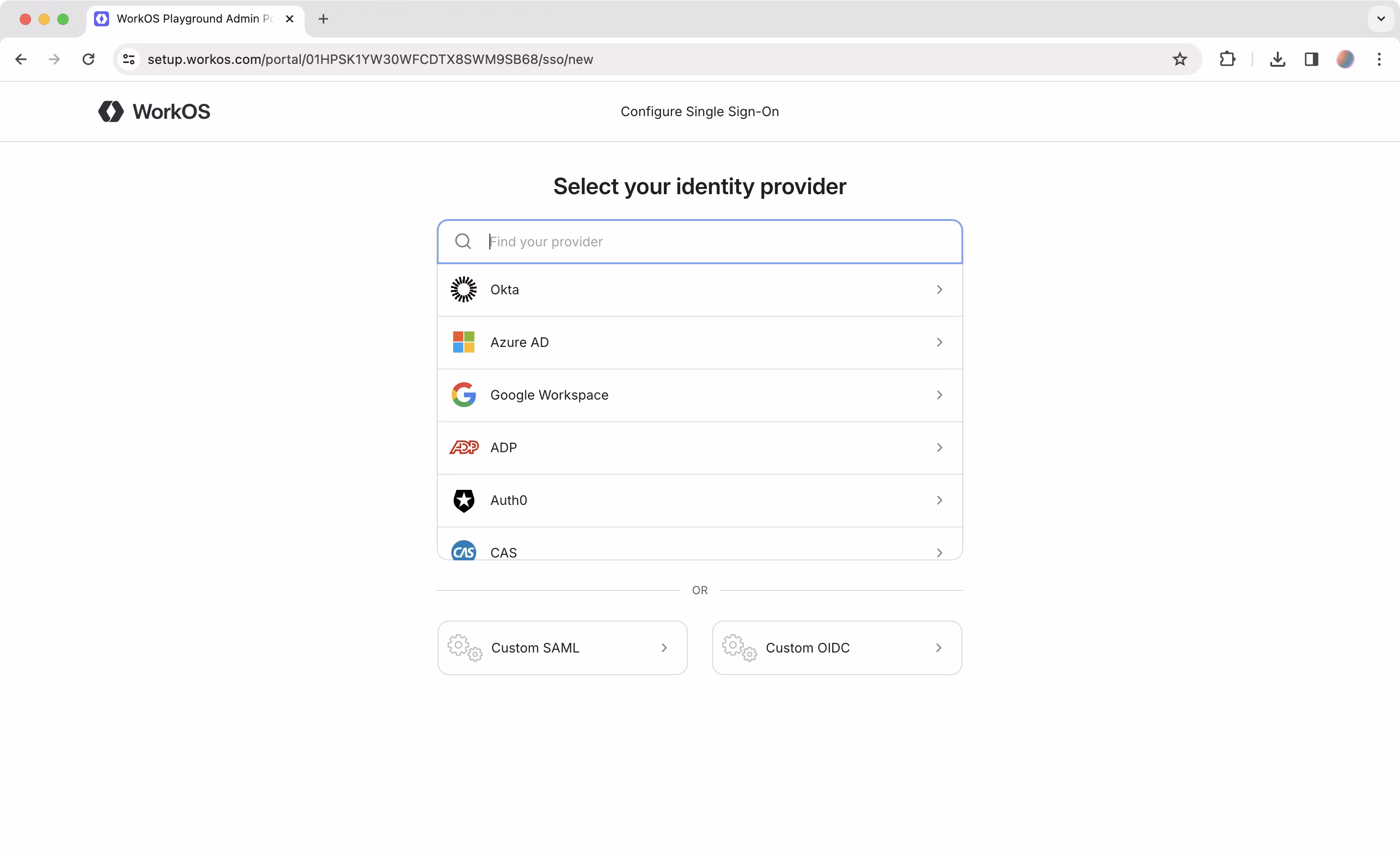 Enterprise SSO Integration