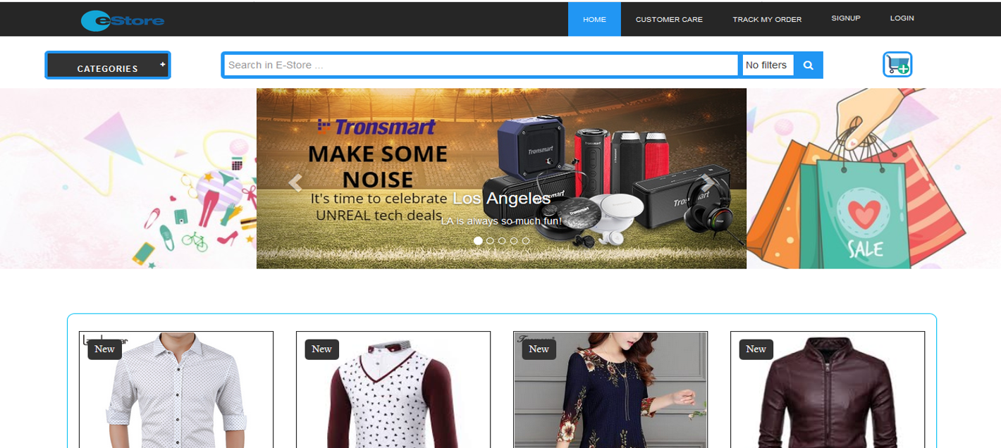 E Store - Full-Stack (PHP)